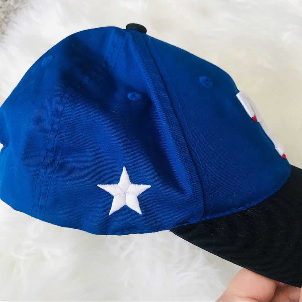 Texas Rangers MLB Blue Fitted Baseball Cap S/M Outdoor Cap - Picture 4 of 8